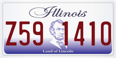 IL license plate Z591410