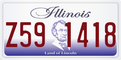 IL license plate Z591418