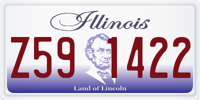 IL license plate Z591422