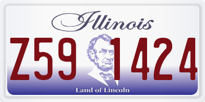 IL license plate Z591424