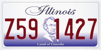 IL license plate Z591427