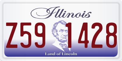 IL license plate Z591428