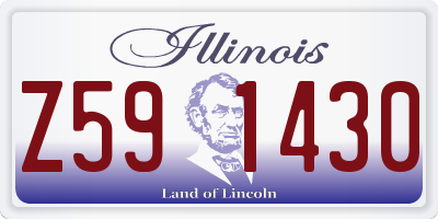 IL license plate Z591430