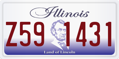 IL license plate Z591431