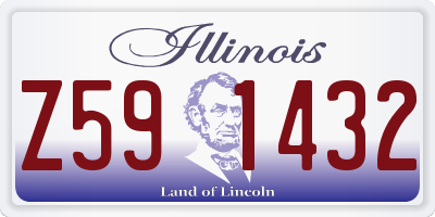 IL license plate Z591432