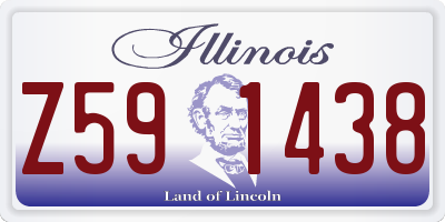 IL license plate Z591438