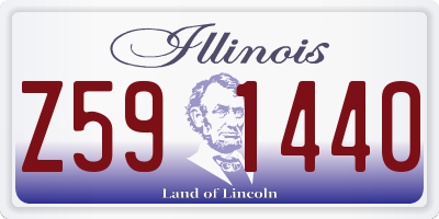 IL license plate Z591440