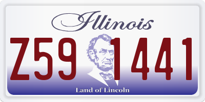 IL license plate Z591441