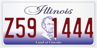 IL license plate Z591444