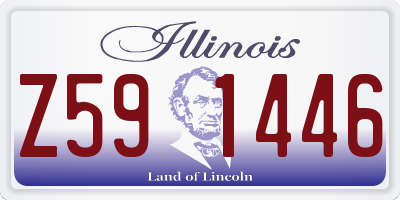 IL license plate Z591446