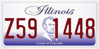 IL license plate Z591448