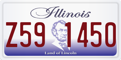 IL license plate Z591450