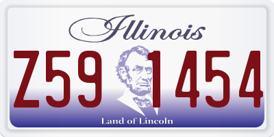 IL license plate Z591454