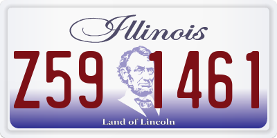 IL license plate Z591461