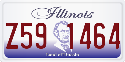 IL license plate Z591464