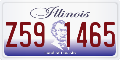 IL license plate Z591465