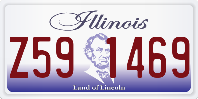 IL license plate Z591469