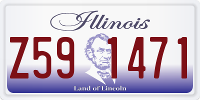 IL license plate Z591471