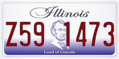 IL license plate Z591473