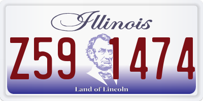 IL license plate Z591474