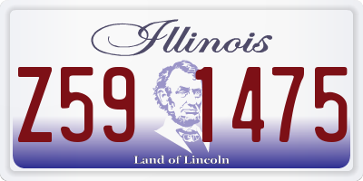 IL license plate Z591475