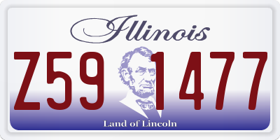 IL license plate Z591477