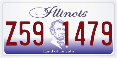 IL license plate Z591479