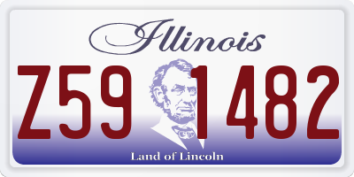 IL license plate Z591482