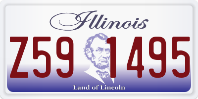 IL license plate Z591495