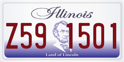 IL license plate Z591501