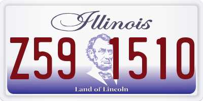 IL license plate Z591510