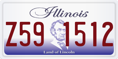 IL license plate Z591512