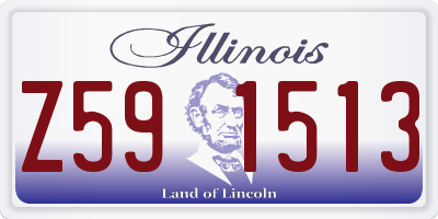 IL license plate Z591513