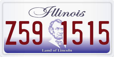 IL license plate Z591515