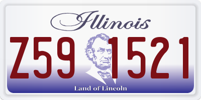 IL license plate Z591521