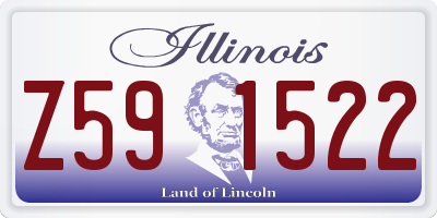 IL license plate Z591522