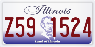 IL license plate Z591524