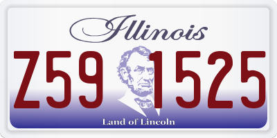 IL license plate Z591525