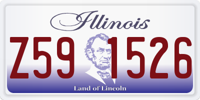 IL license plate Z591526