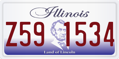 IL license plate Z591534