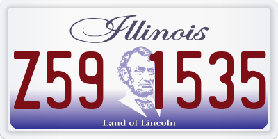 IL license plate Z591535