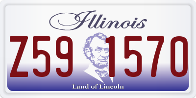 IL license plate Z591570