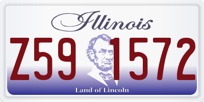 IL license plate Z591572