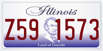 IL license plate Z591573