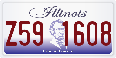IL license plate Z591608