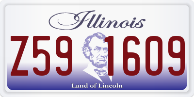 IL license plate Z591609