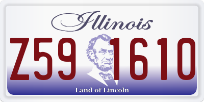 IL license plate Z591610