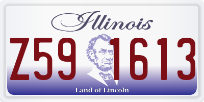 IL license plate Z591613