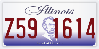 IL license plate Z591614