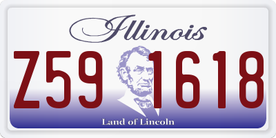 IL license plate Z591618